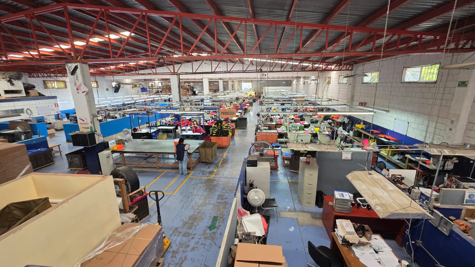 Sewing.mx production facility in Tijuana, Mexico — contract sewing floor with industrial sewing stations